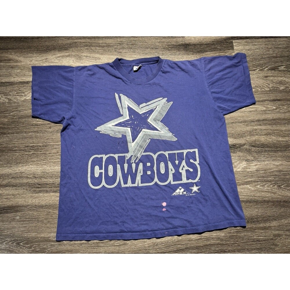 Vintage 1993 Dallas Cowboys Apex One Shirt Mens Size XL short Sleeve